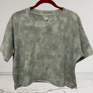 Aerie tie-dye oversized Crop Top. Size Small
